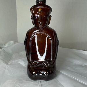 Vintage Kahlua Aztec Heritage Edition tiki themed bottle